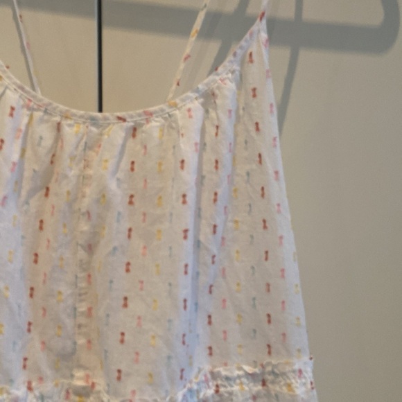 MADEWELL Tiered Cover-Up Dress in Rainbow Clipdot - Picture 5 of 13